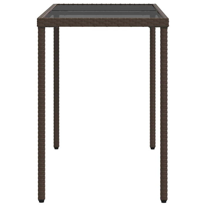 Set mobilier de grădină, 5 piese, cu perne, maro, poliratan - WALTI WALTI