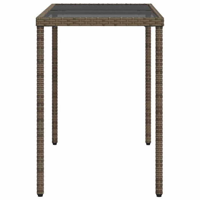 Set mobilier de grădină cu perne, 5 piese, gri, poliratan - WALTI WALTI