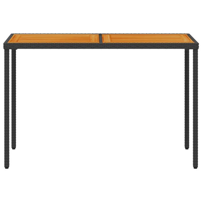 Set mobilier de grădină cu perne, 5 piese, negru, poliratan - WALTI WALTI