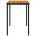 Set mobilier de grădină cu perne, 5 piese, negru, poliratan - WALTI WALTI