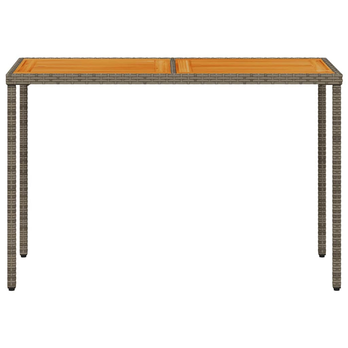 Set mobilier de grădină cu perne, 5 piese, gri, poliratan - WALTI WALTI