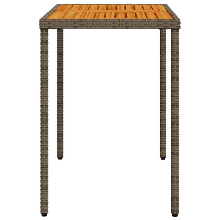 Set mobilier de grădină cu perne, 5 piese, gri, poliratan - WALTI WALTI