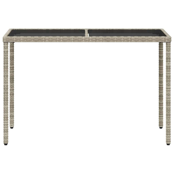 Set mobilier de grădină cu perne, 5 piese gri deschis poliratan - WALTI WALTI