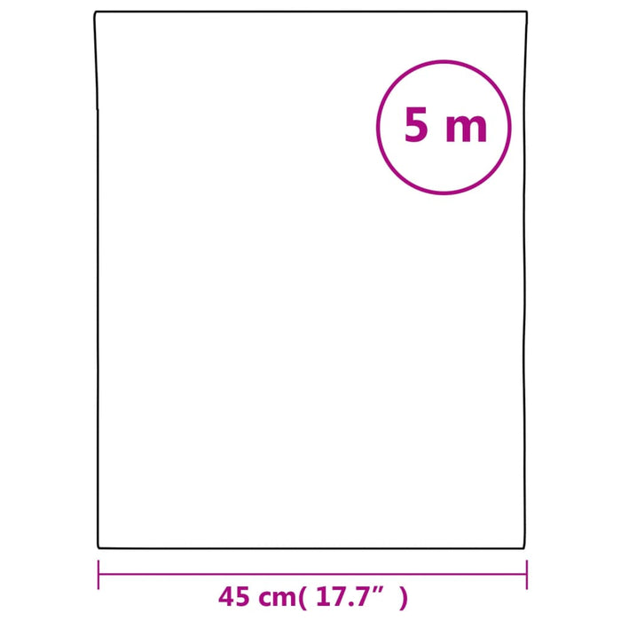 Folie fereastră, mată, gri, 45x500 cm, PVC - WALTI WALTI
