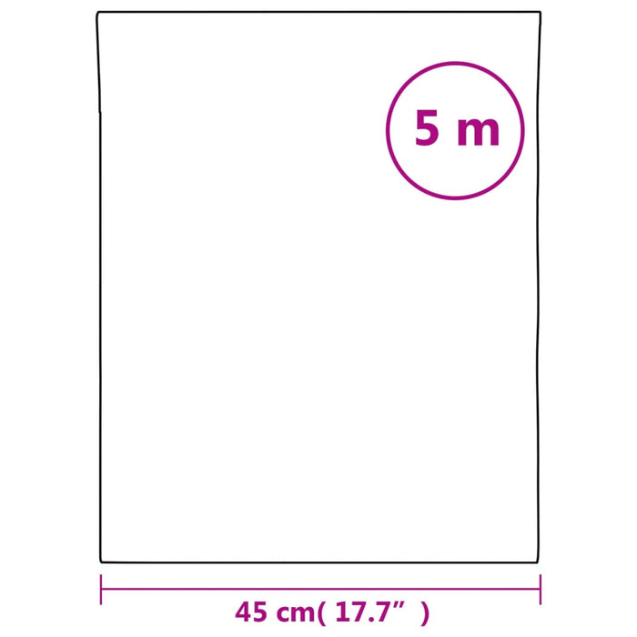 Folie fereastră, design sablat cu dungi, 45x500 cm, PVC WALTI
