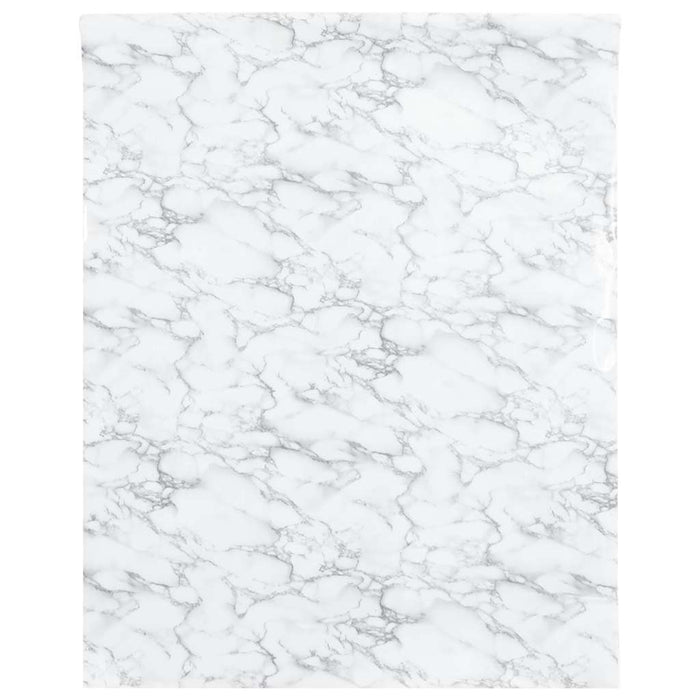 Autocolant pentru mobilier, alb marmură, 90x500 cm, PVC - WALTI WALTI