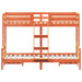 Pat supraetajat 90x200/120x200 cm maro ceruit lemn masiv de pin - WALTI WALTI