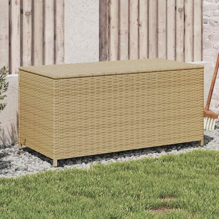 Ladă depozitare de grădină, bej combinat, 190 L, poliratan - WALTI WALTI