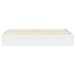 Cadru de pat cu sertare alb 200x200 cm lemn prelucrat - WALTI WALTI