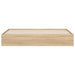 Cadru de pat cu sertare stejar sonoma 200x200 cm lemn prelucrat - WALTI WALTI