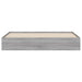 Cadru de pat cu sertare gri sonoma 180x200 cm lemn prelucrat - WALTI WALTI