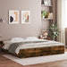 Cadru de pat cu sertare stejar fumuriu 160x200cm lemn prelucrat - WALTI WALTI