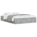 Cadru de pat cu sertare, gri beton, 150x200 cm, lemn prelucrat - WALTI WALTI