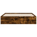 Cadru pat cu sertare stejar fumuriu 150x200 cm lemn prelucrat - WALTI WALTI