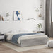 Cadru de pat cu sertare gri sonoma 150x200 cm lemn prelucrat - WALTI WALTI