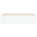 Cadru de pat cu sertare, alb, 120x200 cm, lemn prelucrat - WALTI WALTI