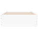 Cadru de pat cu sertare, alb, 100x200 cm, lemn prelucrat - WALTI WALTI