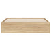 Cadru de pat cu sertare stejar sonoma 140x190 cm lemn prelucrat - WALTI WALTI