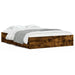 Cadru pat cu sertare stejar fumuriu 140x190 cm lemn prelucrat - WALTI WALTI