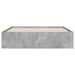Cadru de pat cu sertare, gri beton, 135x190 cm, lemn prelucrat - WALTI WALTI