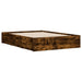 Cadru pat cu sertare stejar fumuriu 135x190 cm lemn prelucrat - WALTI WALTI