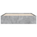 Cadru de pat cu sertare, gri beton, 120x190 cm, lemn prelucrat - WALTI WALTI