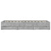 Cadru de pat cu sertare, gri beton, 90x190 cm, lemn prelucrat - WALTI WALTI