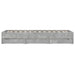 Cadru de pat cu sertare, gri beton, 75x190 cm, lemn prelucrat - WALTI WALTI