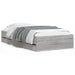 Cadru de pat cu sertare gri sonoma 75x190 cm lemn prelucrat - WALTI WALTI
