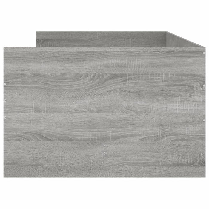 Cadru de pat cu sertare, gri sonoma, 100x200 cm - WALTI WALTI