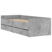 Cadru de pat cu sertare, gri beton, 90x190 cm - WALTI WALTI