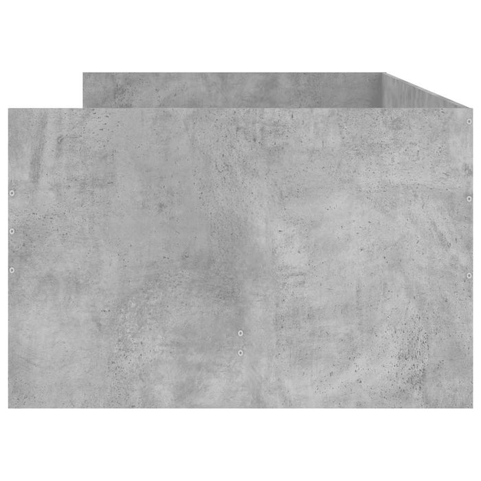Cadru de pat cu sertare, gri beton, 90x190 cm - WALTI WALTI