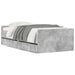 Cadru de pat cu sertare, gri beton, 90x200 cm - WALTI WALTI