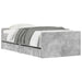 Cadru de pat cu sertare, gri beton, 90x200 cm - WALTI WALTI