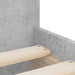 Cadru de pat cu sertare, gri beton, 75x190 cm, mic single - WALTI WALTI