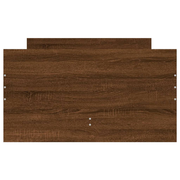 Cadru de pat cu sertare, stejar maro, 75x190 cm, mic single - WALTI WALTI