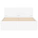 Cadru de pat cu tăblie, alb, 120x190 cm - WALTI WALTI