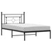 Cadru de pat din metal cu tăblie, negru, 107x203 cm - WALTI WALTI