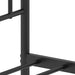 Cadru pat metalic cu tăblii de cap/picioare, negru, 183x213 cm - WALTI WALTI