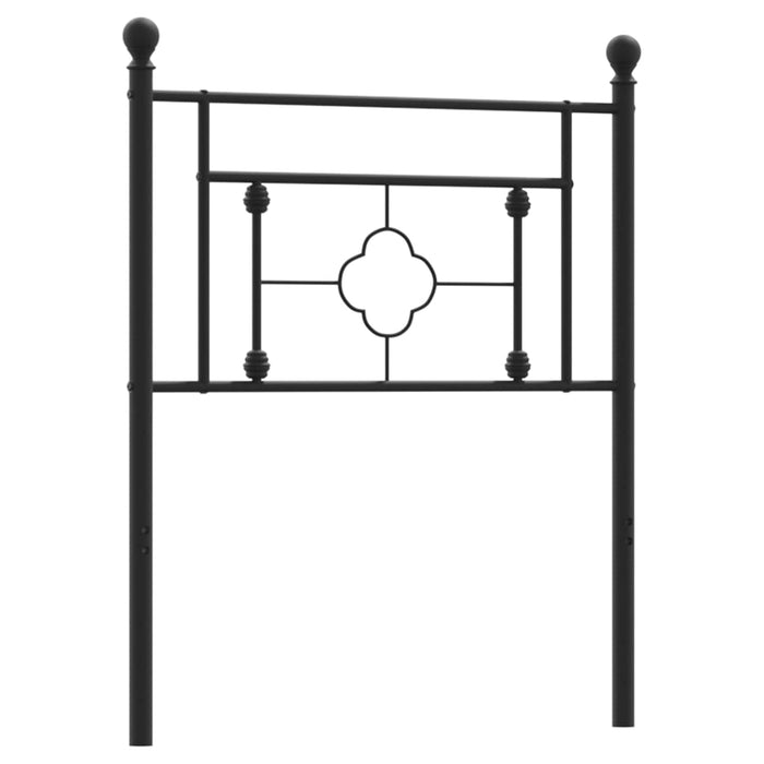 Tăblie de pat metalică, negru, 75 cm - WALTI WALTI