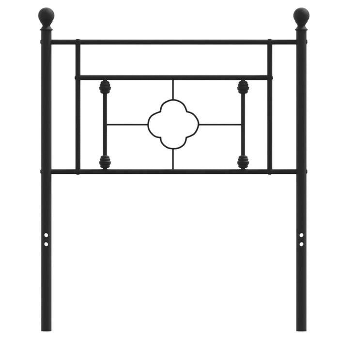 Tăblie de pat metalică, negru, 75 cm - WALTI WALTI