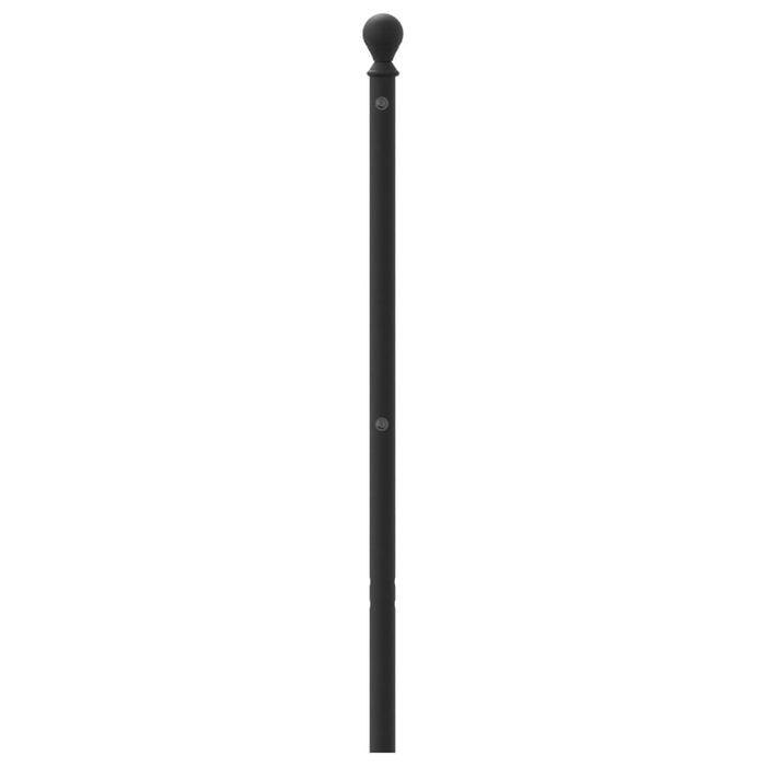 Tăblie de pat metalică, negru, 75 cm - WALTI WALTI