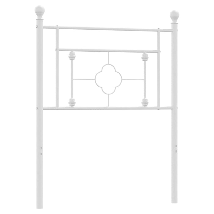 Tăblie de pat de schimb metalică, alb, 75 cm WALTI