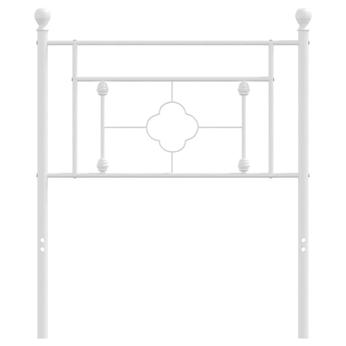 Tăblie de pat de schimb metalică, alb, 75 cm WALTI