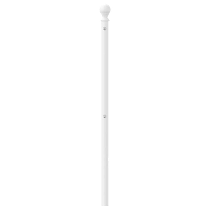 Tăblie de pat de schimb metalică, alb, 75 cm WALTI