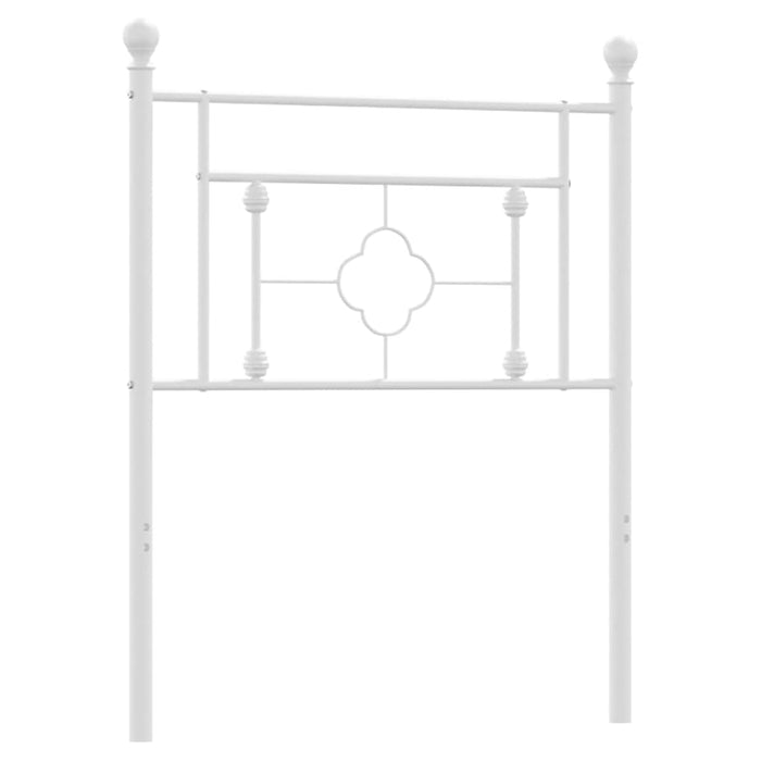 Tăblie de pat de schimb metalică, alb, 75 cm WALTI