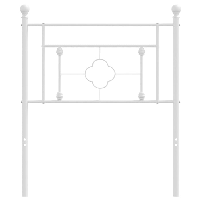 Tăblie de pat metalică, alb, 80 cm - WALTI WALTI