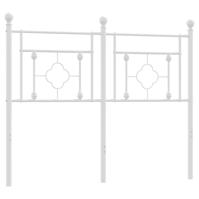 Tăblie de pat metalică, alb, 120 cm - WALTI WALTI