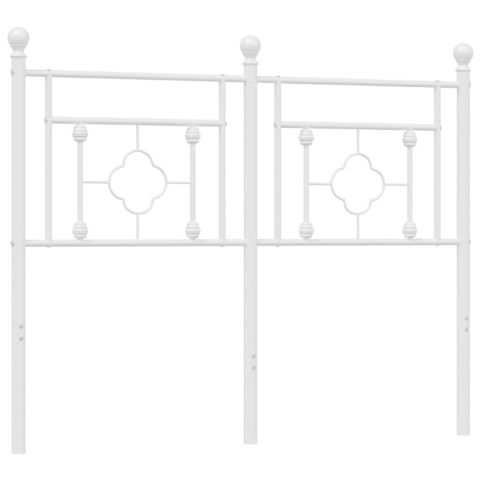 Tăblie de pat metalică, alb, 120 cm - WALTI WALTI