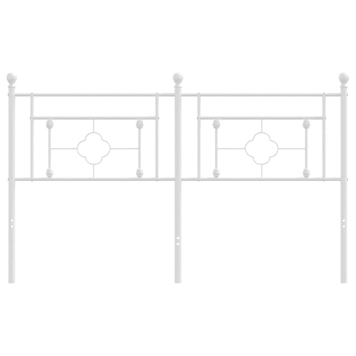 Tăblie de pat de schimb metalică, alb, 160 cm WALTI
